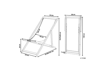Gjengene Solstol - Beige - Utemöbler & utemiljö - Utestol & trädgårdsstol - Solstol