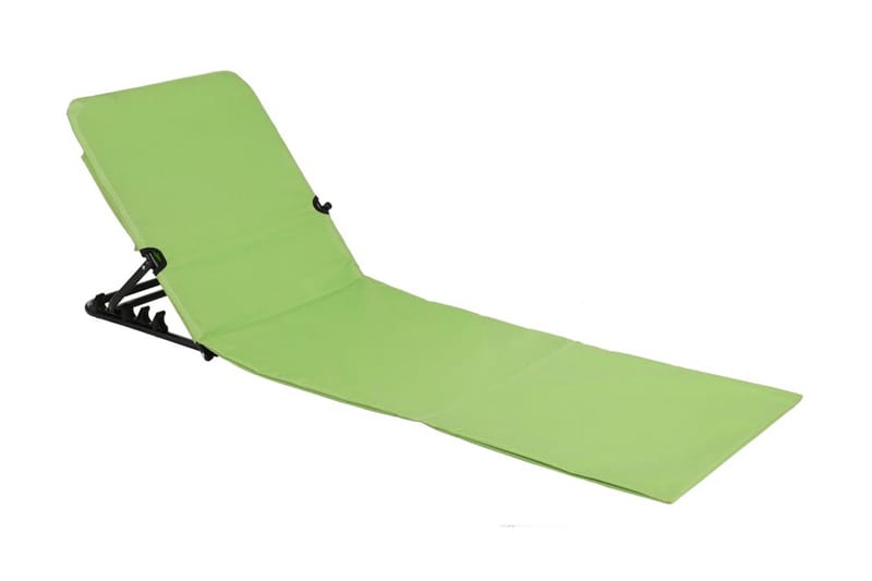 HI Hopfällbar strandmatta PVC grön - Grön - Solstol