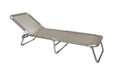 Lounge Trip 191x57xh28 Säng: Textilin Taupe - Utemöbler & utemiljö - Utestol & trädgårdsstol - Solstol