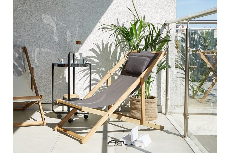 Oykel Solstol - Mörkgrå - Utemöbler & utemiljö - Utestol & trädgårdsstol - Solstol