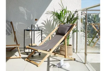 Oykel Solstol - Mörkgrå - Utemöbler & utemiljö - Utestol & trädgårdsstol - Solstol