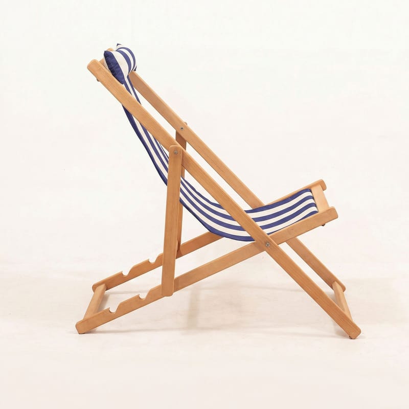 Romira Solsäng utomhus - Blå och vit - Utemöbler & utemiljö - Utestol & trädgårdsstol - Solstol - Däckstol