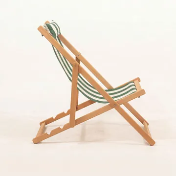 Romira Solsäng utomhus - Grön och vit - Utemöbler & utemiljö - Utestol & trädgårdsstol - Solstol - Däckstol