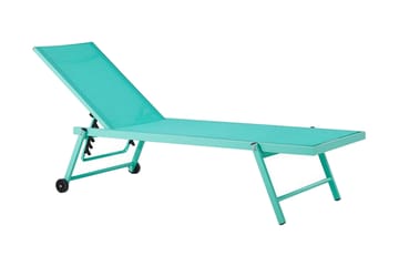 Solsäng turkos PORTOFINO - Grön - Utemöbler & utemiljö - Utestol & trädgårdsstol - Solsäng & solvagn
