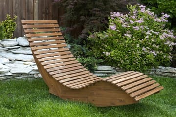 Solstol Brescia 180 cm - Trä|Natur - Utemöbler & utemiljö - Utestol & trädgårdsstol - Solstol