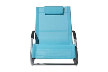 Solstol Carano 149 cm - Blå - Utemöbler & utemiljö - Utestol & trädgårdsstol - Solstol