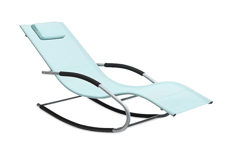 Solstol Carano 149 cm - Ljusblå - Utemöbler & utemiljö - Utestol & trädgårdsstol - Solstol