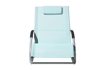 Solstol Carano 149 cm - Ljusblå - Utemöbler & utemiljö - Utestol & trädgårdsstol - Solstol