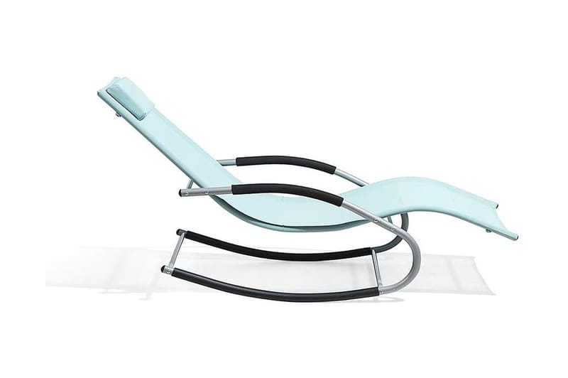 Solstol Carano 149 cm - Ljusblå - Utemöbler & utemiljö - Utestol & trädgårdsstol - Solstol