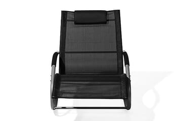 Solstol Carano 149 cm - Svart - Utemöbler & utemiljö - Utestol & trädgårdsstol - Solstol