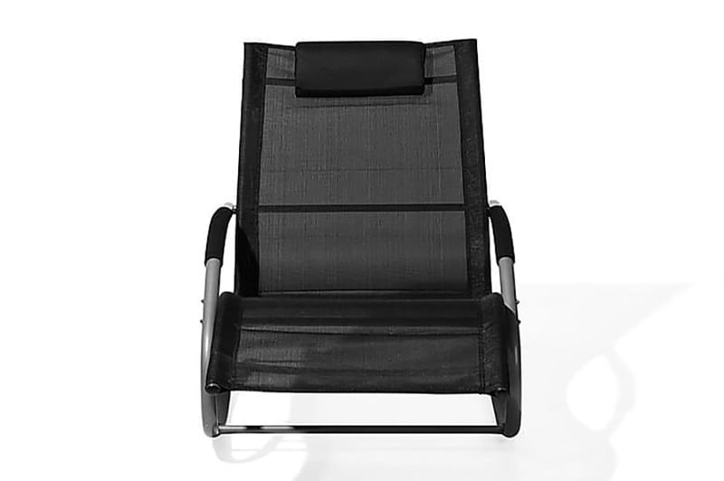 Solstol Carano 149 cm - Svart - Utemöbler & utemiljö - Utestol & trädgårdsstol - Solstol