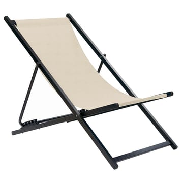 Solstol Locri Ii - Beige, svart - Utemöbler & utemiljö - Utestol & trädgårdsstol - Solstol