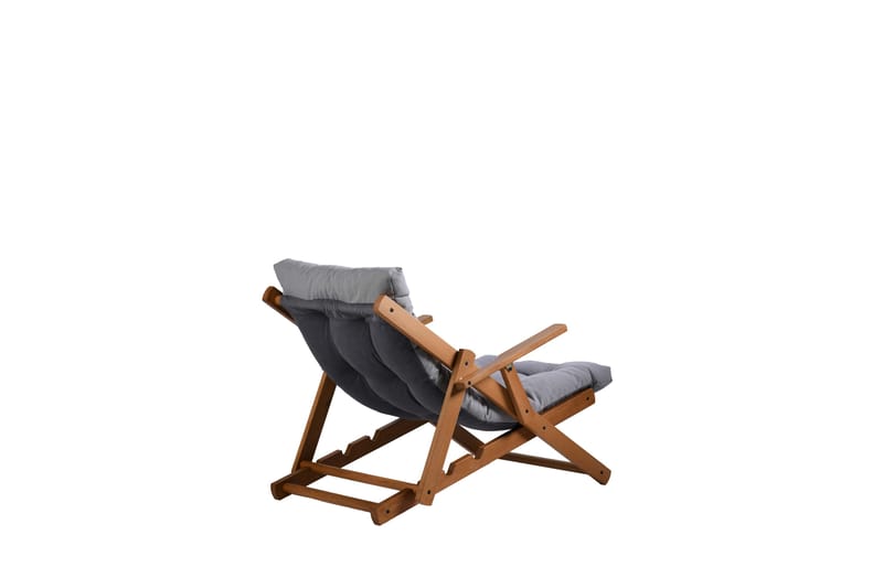 Solstol Thompson 90x70 cm Natur - Ljusgrå - Utemöbler & utemiljö - Utestol & trädgårdsstol - Solstol