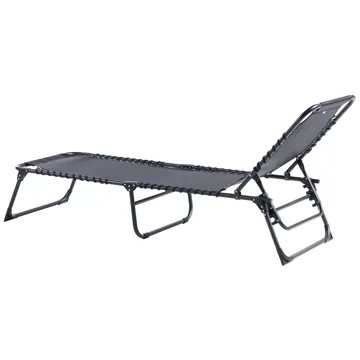 Solstol utomhus Ambato Fällbar - Svart - Utemöbler & utemiljö - Utestol & trädgårdsstol - Solsäng & solvagn