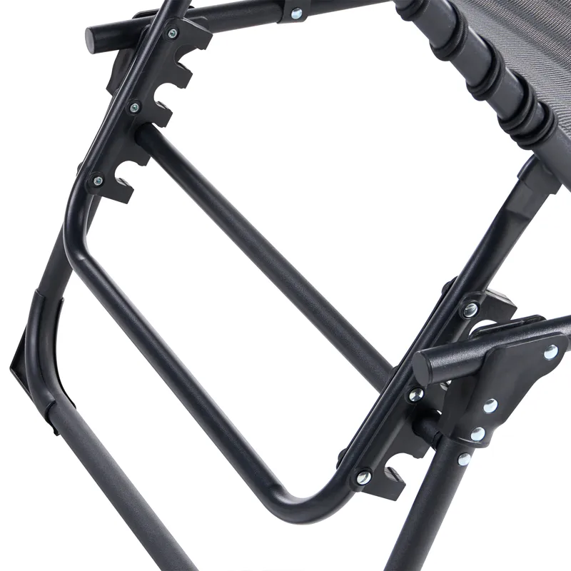 Solstol utomhus Ambato Fällbar - Svart - Utemöbler & utemiljö - Utestol & trädgårdsstol - Solsäng & solvagn