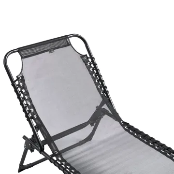Solstol utomhus Ambato Fällbar - Svart - Utemöbler & utemiljö - Utestol & trädgårdsstol - Solsäng & solvagn