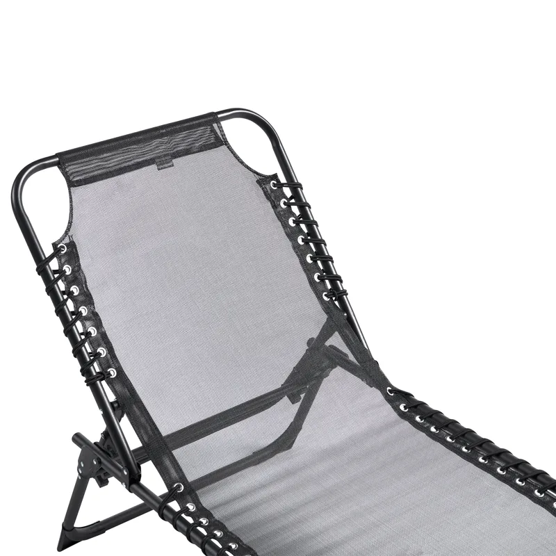Solstol utomhus Ambato Fällbar - Svart - Utemöbler & utemiljö - Utestol & trädgårdsstol - Solsäng & solvagn