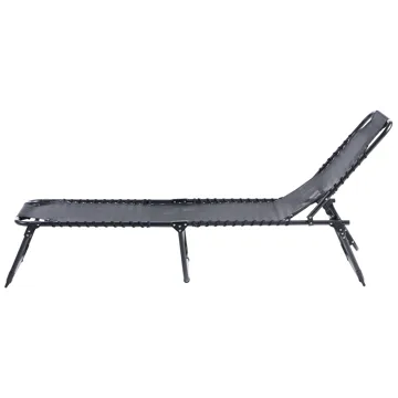 Solstol utomhus Ambato Fällbar - Svart - Utemöbler & utemiljö - Utestol & trädgårdsstol - Solsäng & solvagn