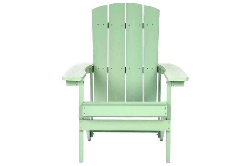 Trädgårdsstol Adirondack - Grön, 75x88x88 cm - Utemöbler & utemiljö - Utestol & trädgårdsstol - Solstol - Däckstol