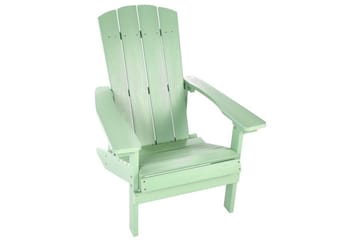 Trädgårdsstol Adirondack - Grön, 75x88x88 cm - Utemöbler & utemiljö - Utestol & trädgårdsstol - Solstol - Däckstol