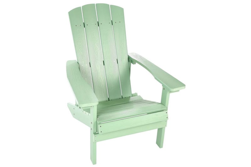 Trädgårdsstol Adirondack - Grön, 75x88x88 cm - Utemöbler & utemiljö - Utestol & trädgårdsstol - Solstol - Däckstol