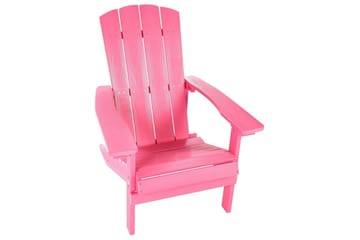 Trädgårdsstol Adirondack - Rosa, 75x88x88 cm - Utemöbler & utemiljö - Utestol & trädgårdsstol - Solstol - Däckstol