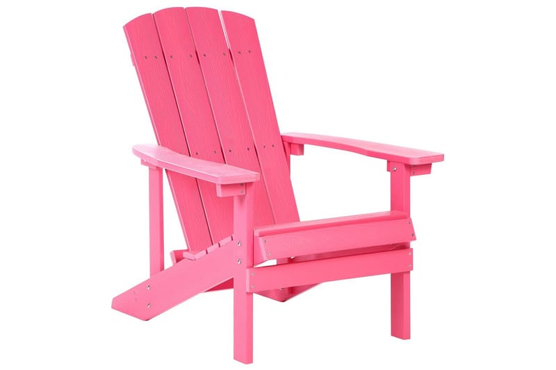 Trädgårdsstol Adirondack - Rosa, 75x88x88 cm - Utemöbler & utemiljö - Utestol & trädgårdsstol - Solstol - Däckstol