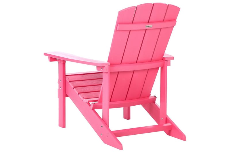Trädgårdsstol Adirondack - Rosa, 75x88x88 cm - Utemöbler & utemiljö - Utestol & trädgårdsstol - Solstol - Däckstol