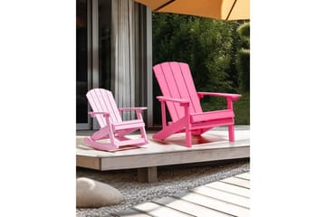Trädgårdsstol Adirondack - Rosa, 75x88x88 cm - Utemöbler & utemiljö - Utestol & trädgårdsstol - Solstol - Däckstol