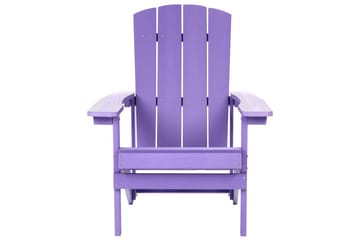Trädgårdsstol Adirondack - Violett, 75x88x88 cm - Utemöbler & utemiljö - Utestol & trädgårdsstol - Solstol - Däckstol