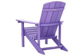 Trädgårdsstol Adirondack - Violett, 75x88x88 cm - Utemöbler & utemiljö - Utestol & trädgårdsstol - Solstol - Däckstol