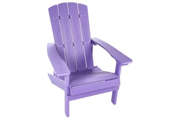 Trädgårdsstol Adirondack - Violett, 75x88x88 cm - Utemöbler & utemiljö - Utestol & trädgårdsstol - Solstol - Däckstol