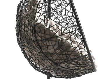 Solvero Hängstol utomhus - svart, beige - Utemöbler & utemiljö - Utestol & trädgårdsstol - Hängfåtölj & hängstol utomhus