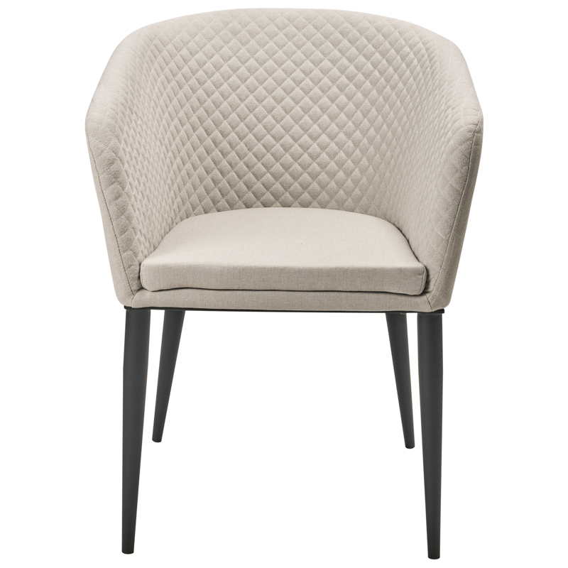 Stol utomhus Curgos - Beige/Svart - Utemöbler & utemiljö - Utestol & trädgårdsstol - Utefåtölj & loungefåtölj