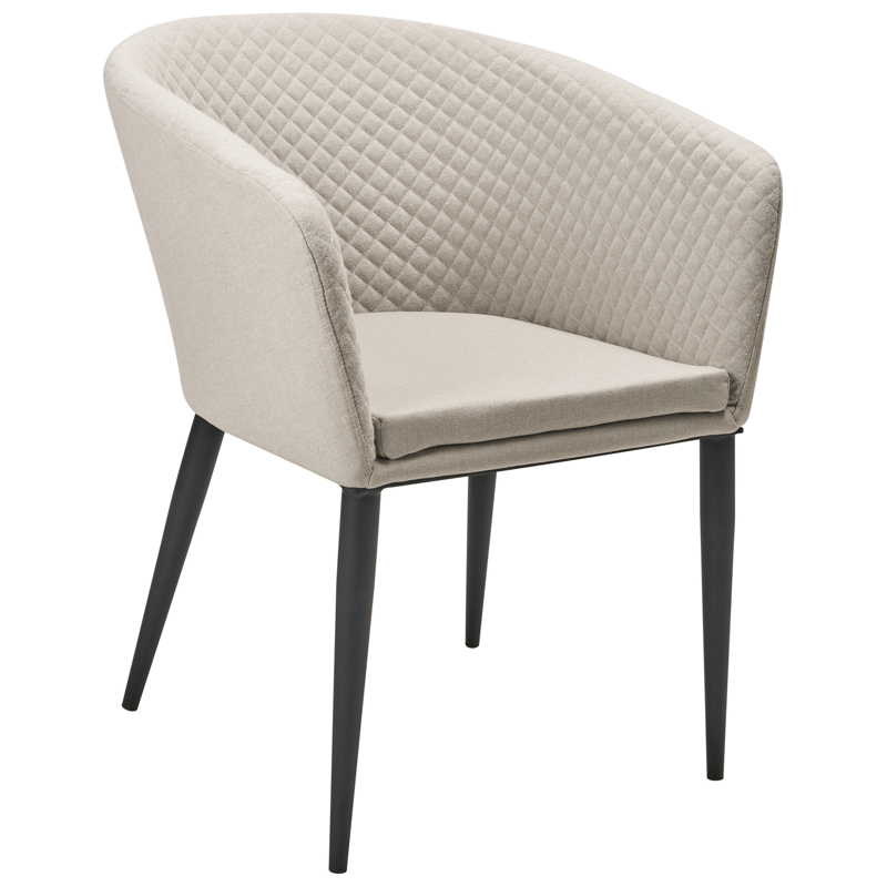 Stol utomhus Curgos - Beige/Svart - Utemöbler & utemiljö - Utestol & trädgårdsstol - Utefåtölj & loungefåtölj