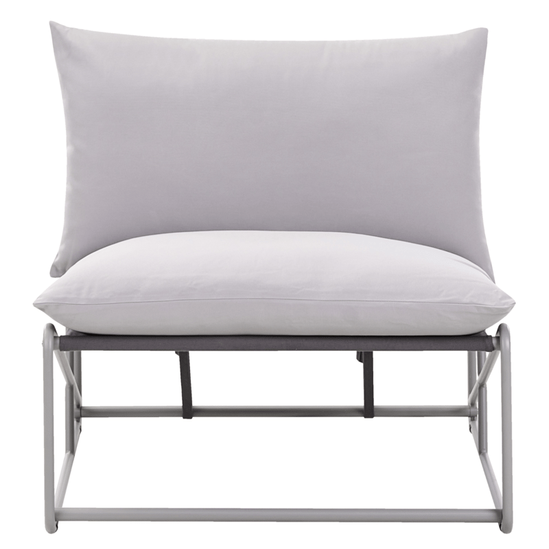 Stol utomhus med Dyna Pico Stål - Grå - Utemöbler & utemiljö - Utestol & trädgårdsstol - Utefåtölj & loungefåtölj