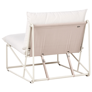 Stol utomhus med Dyna Pico Stål - Ljusbeige - Utemöbler & utemiljö - Utestol & trädgårdsstol - Utefåtölj & loungefåtölj