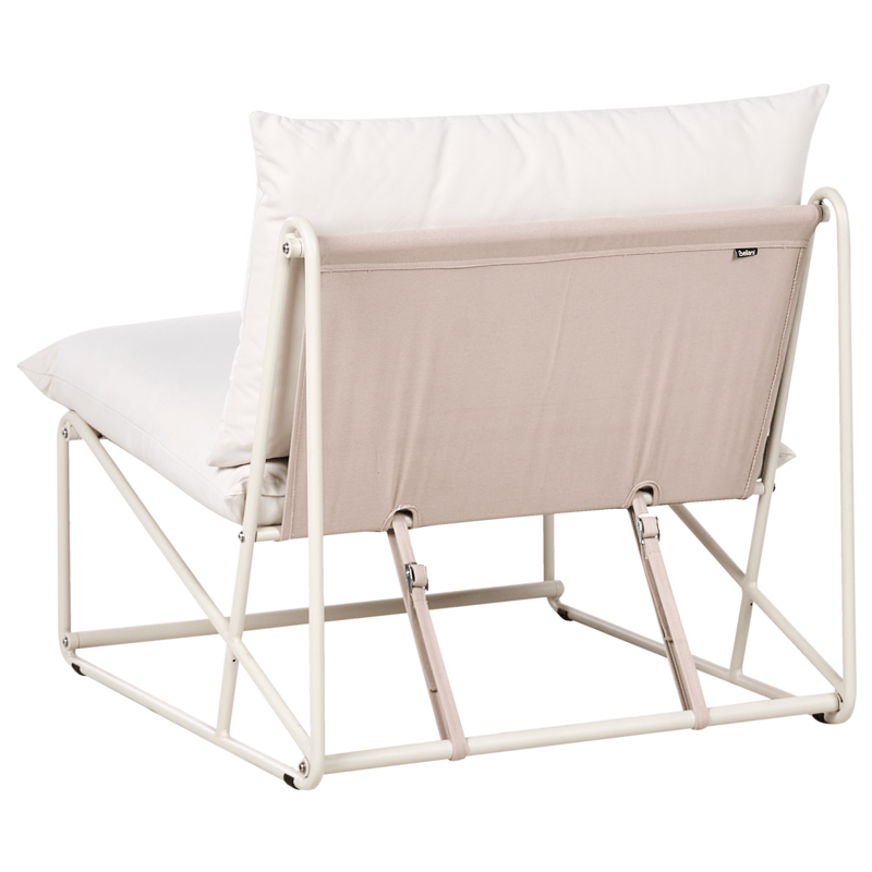 Stol utomhus med Dyna Pico Stål - Ljusbeige - Utemöbler & utemiljö - Utestol & trädgårdsstol - Utefåtölj & loungefåtölj