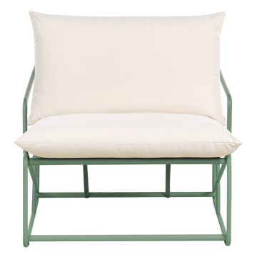 Stol utomhus med Dyna Ponte - Gr ön/Beige - Utemöbler & utemiljö - Utestol & trädgårdsstol - Utefåtölj & loungefåtölj