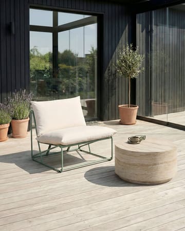 Stol utomhus med Dyna Pico Stål - Grön/Beige - Utemöbler & utemiljö - Utestol & trädgårdsstol - Utefåtölj & loungefåtölj