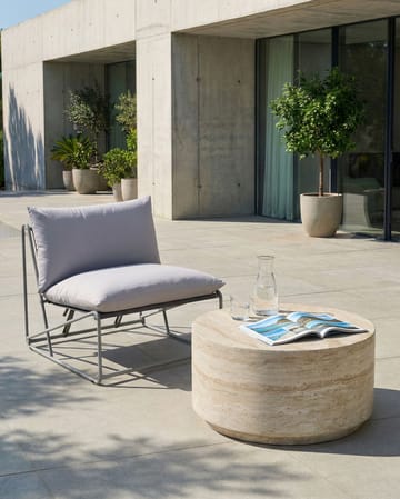 Stol utomhus med Dyna Pico Stål - Grå - Utemöbler & utemiljö - Utestol & trädgårdsstol - Utefåtölj & loungefåtölj