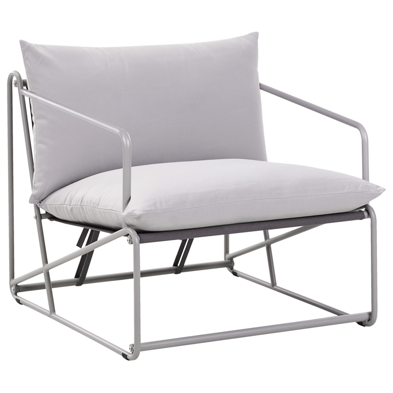 Stol utomhus med Dyna Ponte - Grå - Utemöbler & utemiljö - Utestol & trädgårdsstol - Utefåtölj & loungefåtölj