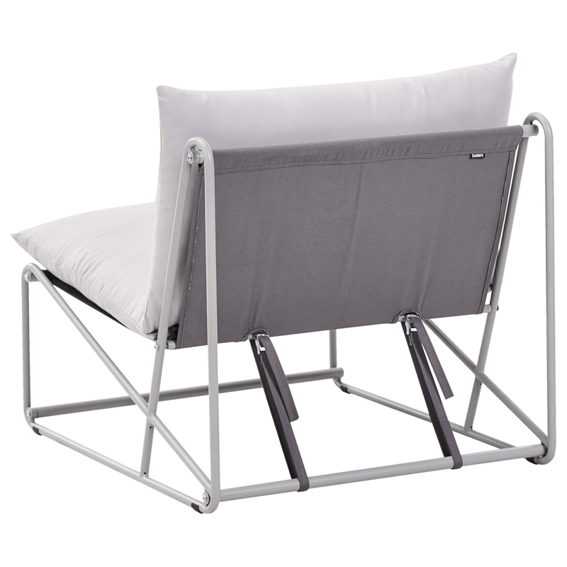 Stol utomhus med Dyna Pico Stål - Grå - Utemöbler & utemiljö - Utestol & trädgårdsstol - Utefåtölj & loungefåtölj