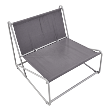 Stol utomhus med Dyna Pico Stål - Grå - Utemöbler & utemiljö - Utestol & trädgårdsstol - Utefåtölj & loungefåtölj