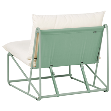 Stol utomhus med Dyna Pico Stål - Grön/Beige - Utemöbler & utemiljö - Utestol & trädgårdsstol - Utefåtölj & loungefåtölj