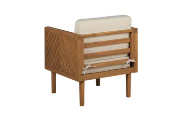 Taviano Utefåtölj - Ljusbrun/Beige - Utemöbler & utemiljö - Utestol & trädgårdsstol - Utefåtölj & loungefåtölj