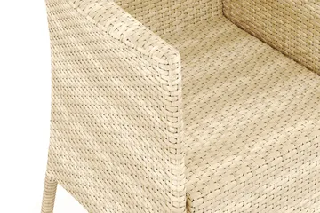 Thor Utefåtölj – Loungefåtölj Utemöbler i Konstrotting - Beige - Utemöbler & utemiljö - Utestol & trädgårdsstol - Utefåt ölj & loungefåtölj