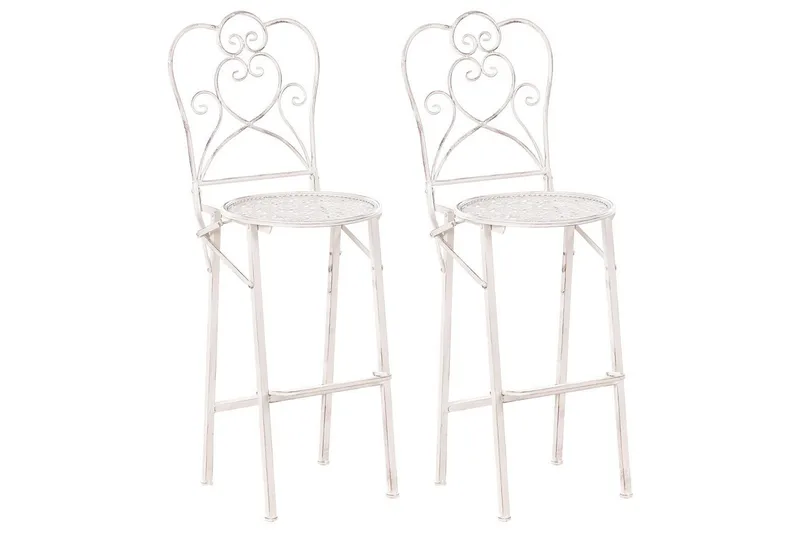 Trädgårdsbarstolar set om 2 Trieste