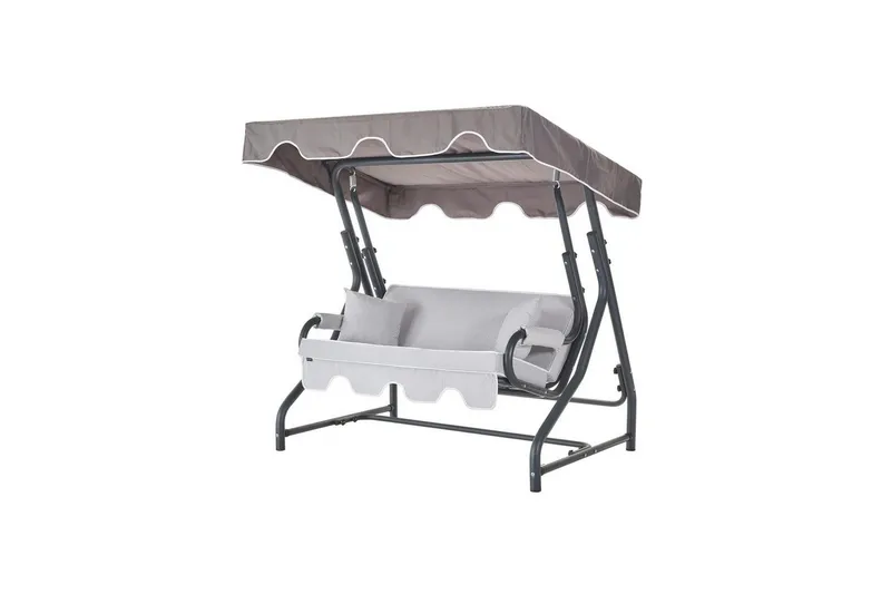 Trädgårdsdubbelgunga Laziuki (170 x 165 x 110 cm) Flerfärgad, Flerfärgad