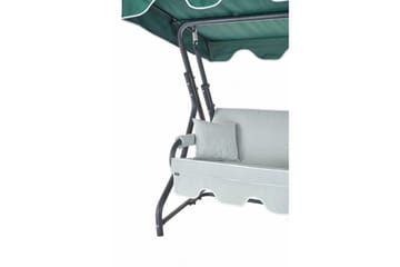 Trädgårdsdubbelgunga Laziuki (170 x 165 x 110 cm) Ljusgrågrön - Ljusgrågrön - Utemöbler & utemiljö - Utestol & trädgårdsstol - Hängfåtölj & hängstol utomhus